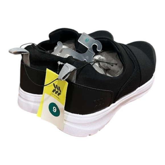 All in Motion Men’s Black Slip-On Athletic Sneakers Size 9 | Lightweight Comfort - Picture 4 of 5